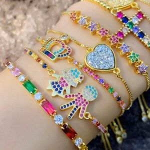 NWT Multi- Color Gold Plated Bracelet